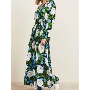Diane Von Furstenberg DVF Bethany Silk Maxi Dress